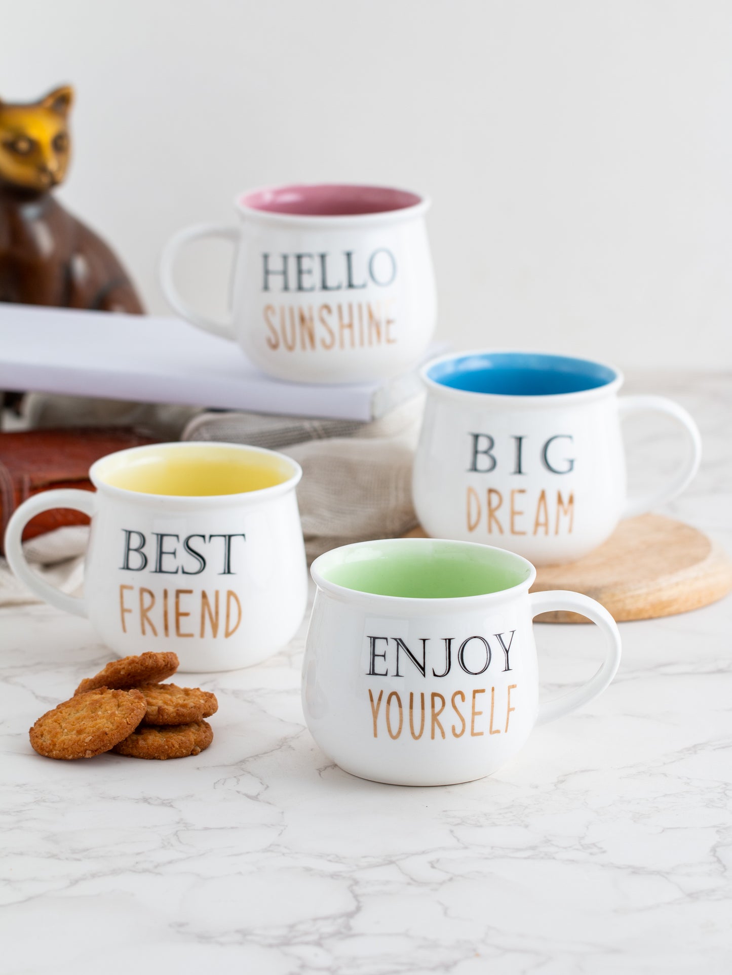 JCPL Donald Zest Coffee & Milk Mug, 435ml, 1 Piece, DB16