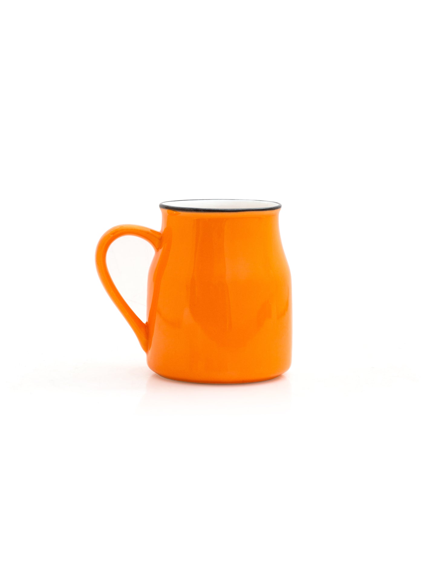 JCPL Fine Ceramic Flask Coffee Mug/ Tea Cups 220ml Set of 6