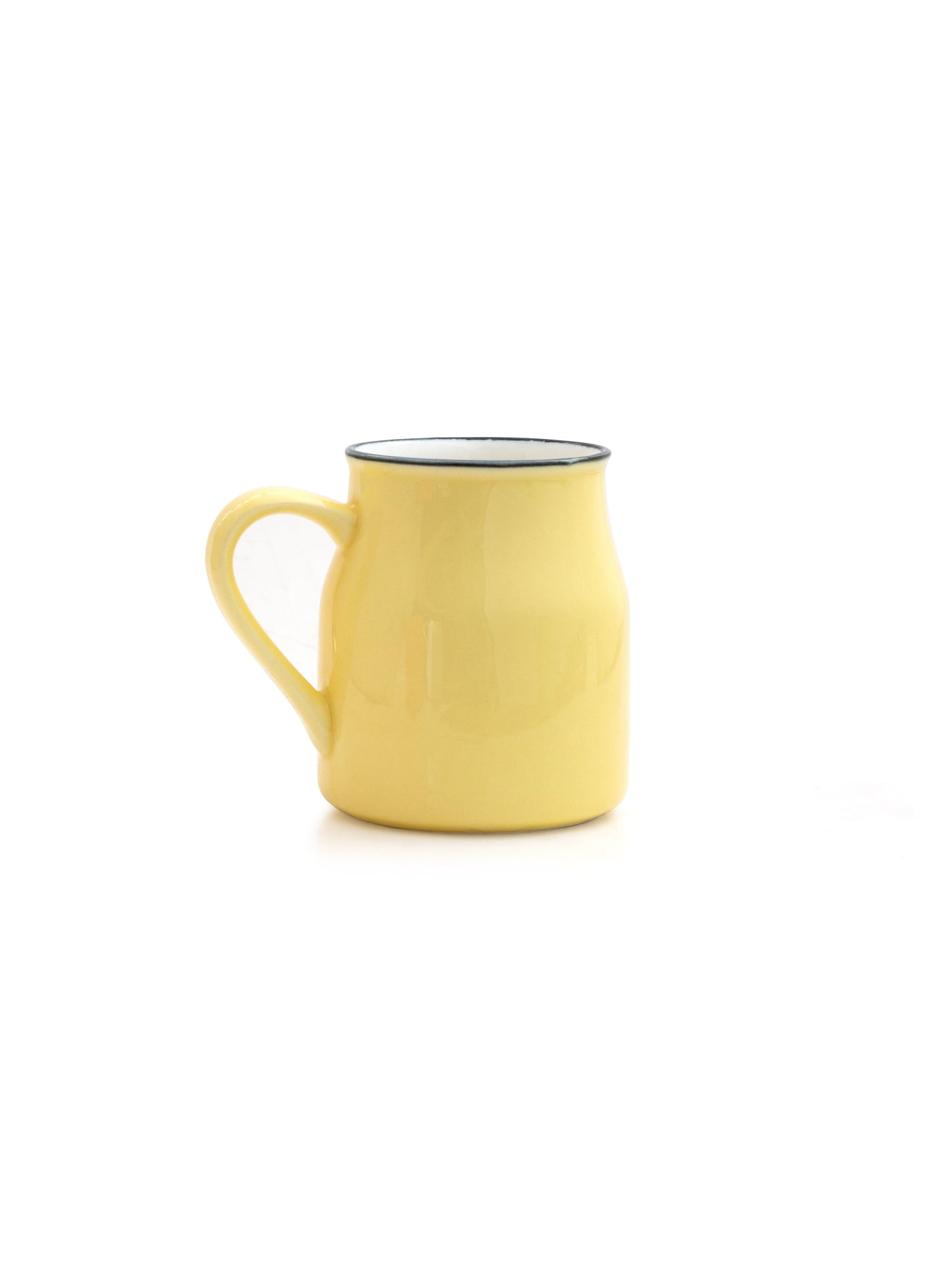 JCPL Fine Ceramic Flask Coffee Mug/ Tea Cups 220ml Set of 6