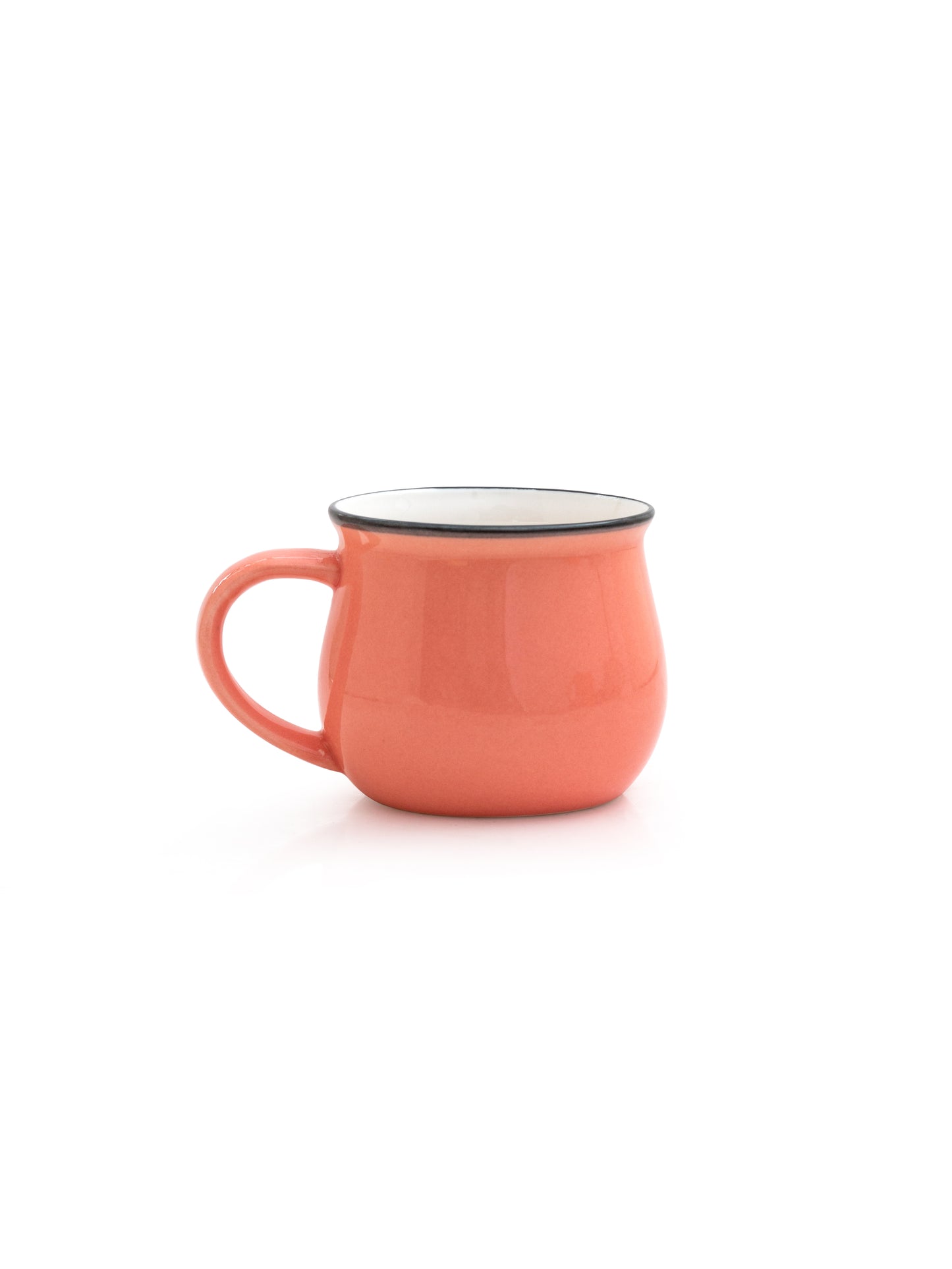 JCPL Fine Ceramic Donald Coffee Mug/  Tea Cup Set of 6 (220Ml) Multicolour