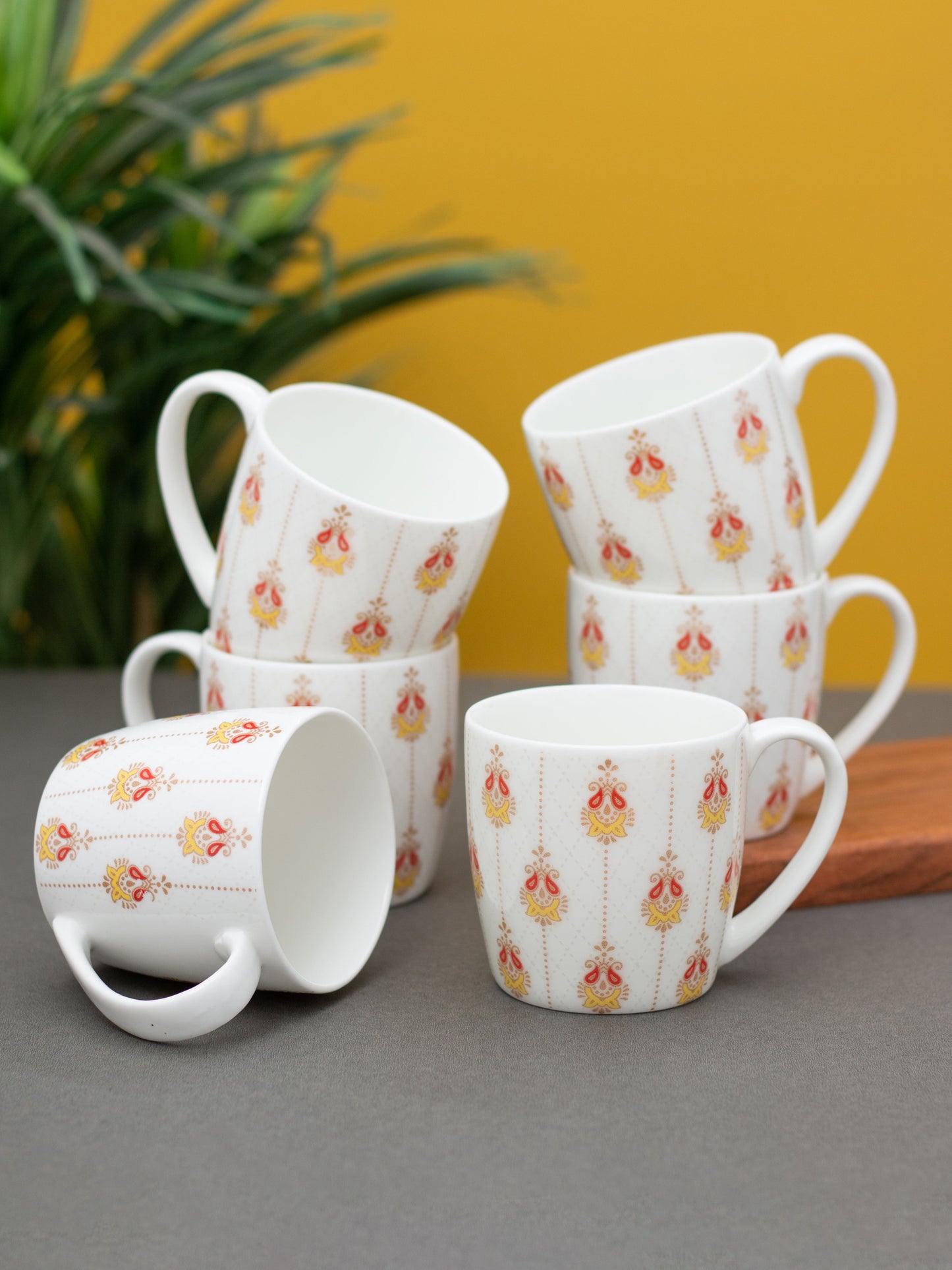 Alton Hilton Coffee & Tea Mugs, 210ml, Set of 6 (380)