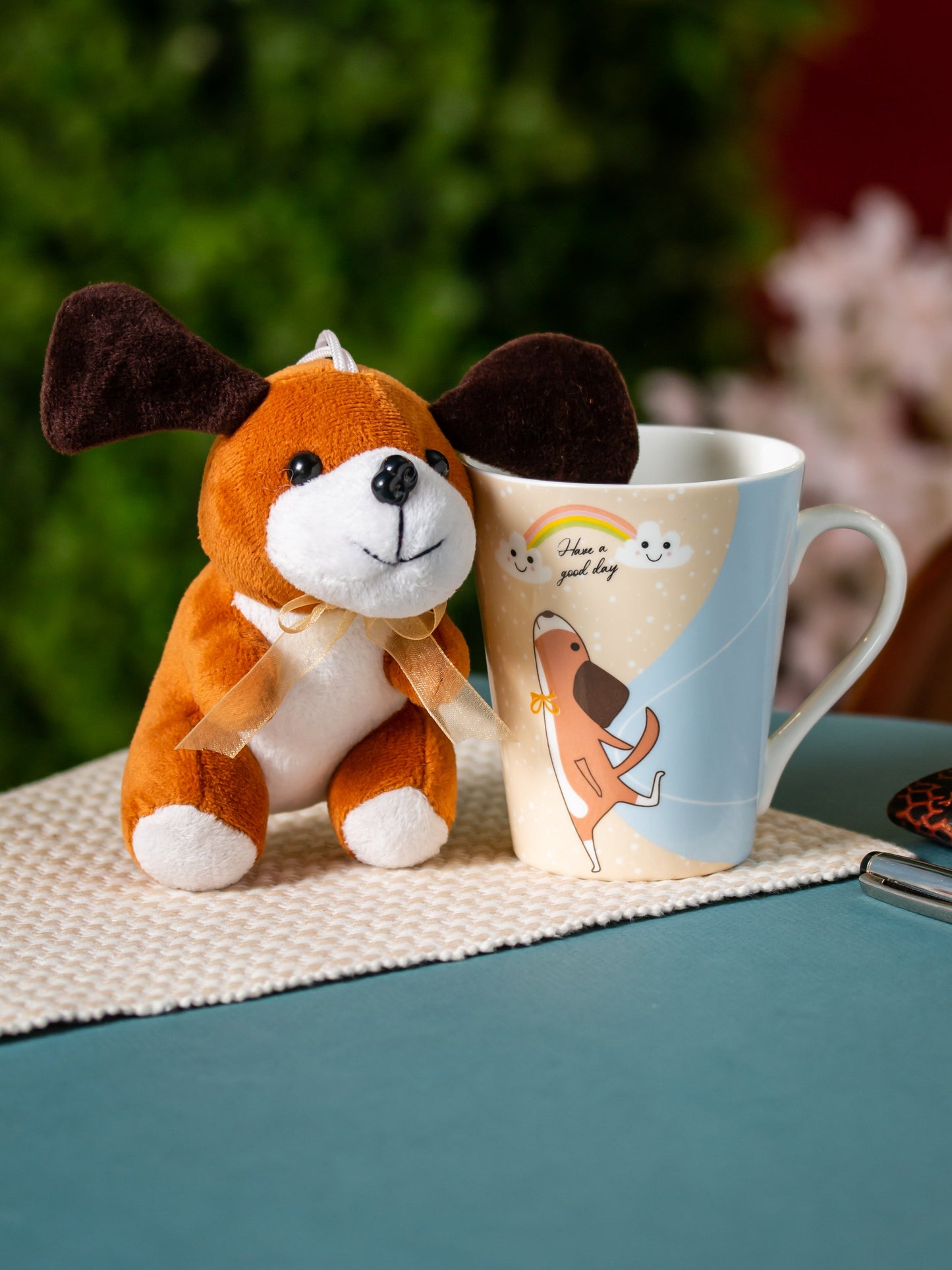 Zing Dog Coffee & Milk Mug with Toy, 340ml, 1 Piece