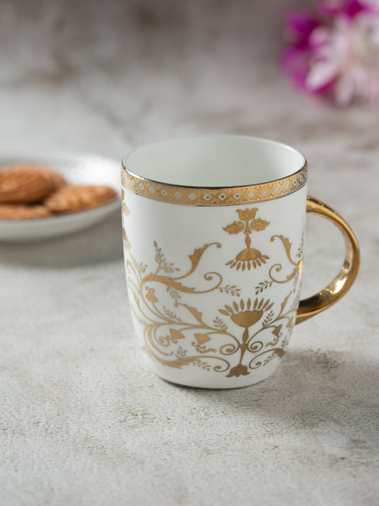 Orchid Ebony Pure Joy Coffee & Milk Mug, 340ml, 1 Pieces (E678)