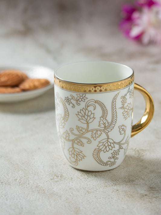 Orchid Ebony Pure Joy Coffee & Milk Mug, 340ml, 1 Pieces (E676)