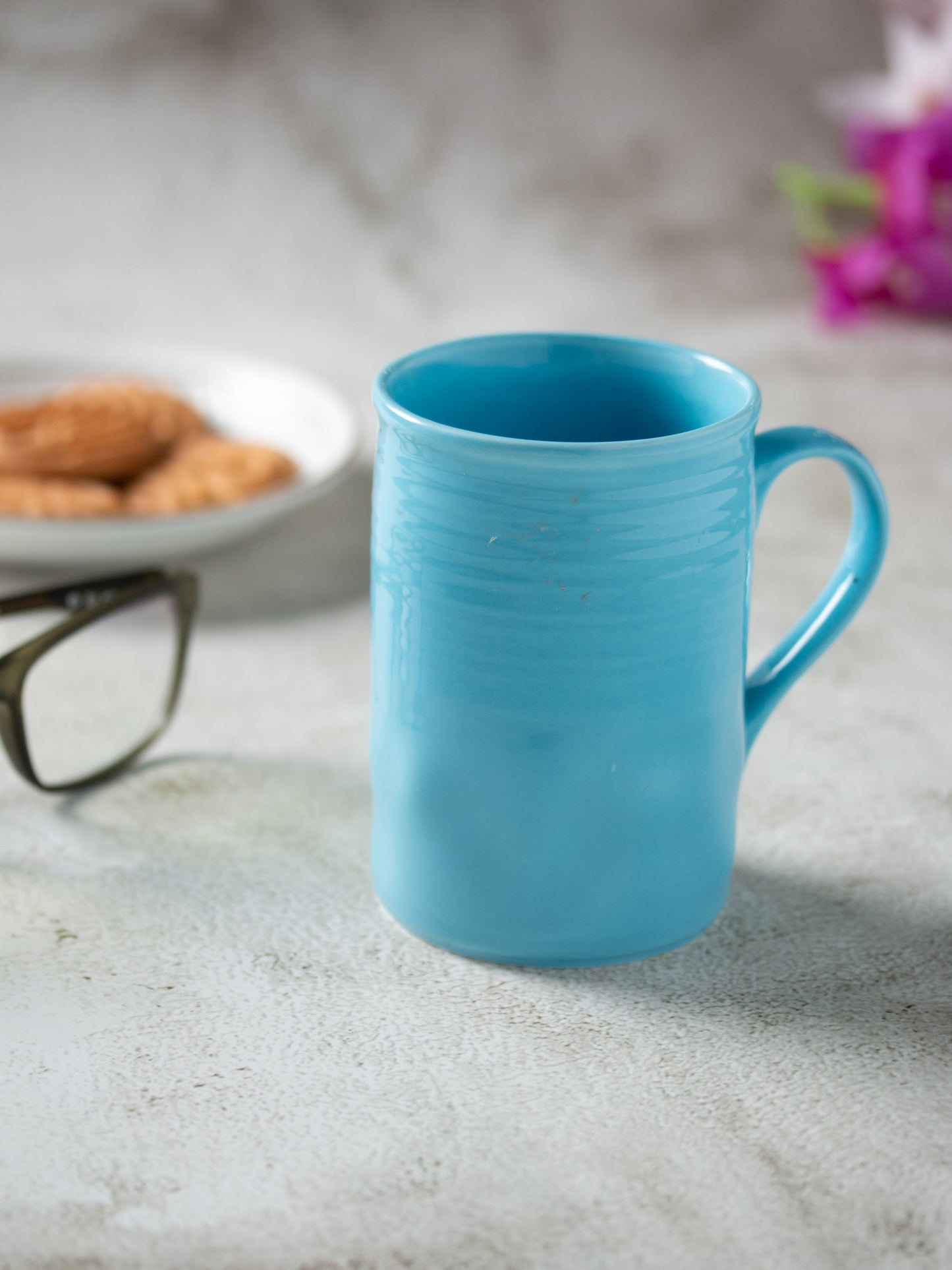 Yolo Dirty Blue Coffee & Milk Mug, 345 ml, 1 Piece