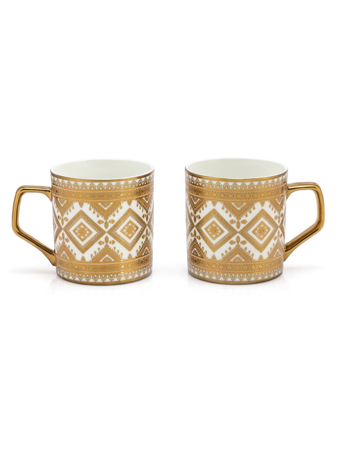 Director Ebony Coffee & Tea Mugs, 200ml, Set of 6 (E698)