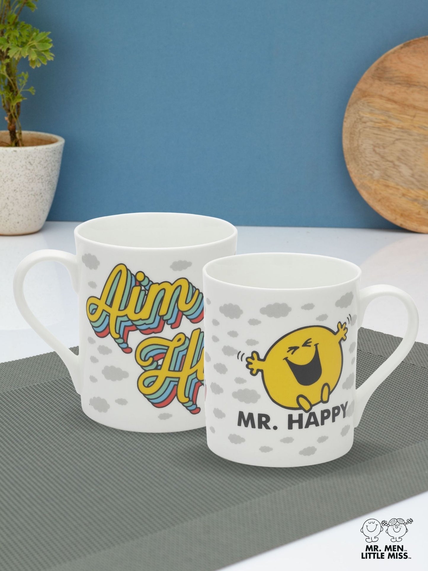 Mr. Men Little Miss™ Swing Coffee & Milk Mug, 350ml, 1 Piece (Mr. Happy)