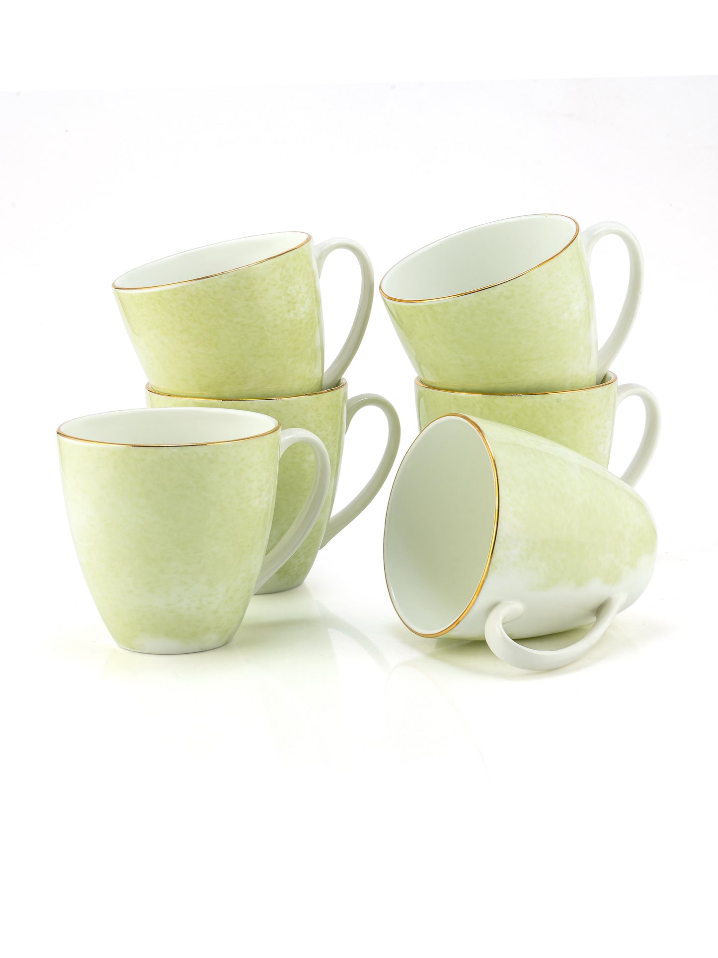 Excel Paradise Coffee & Tea Mugs, 220ml, Set of 6 (P504)