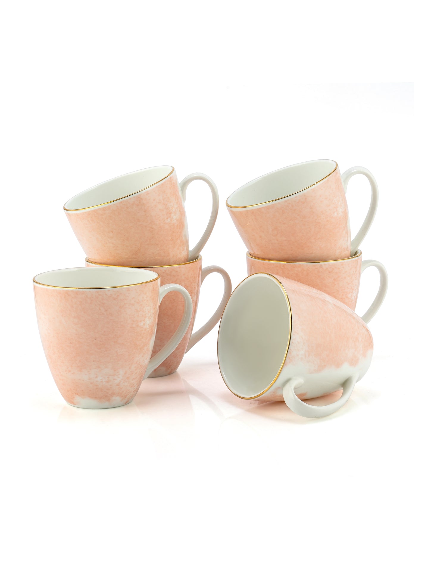 Excel Paradise Coffee & Tea Mugs, 220ml, Set of 6 (P502)
