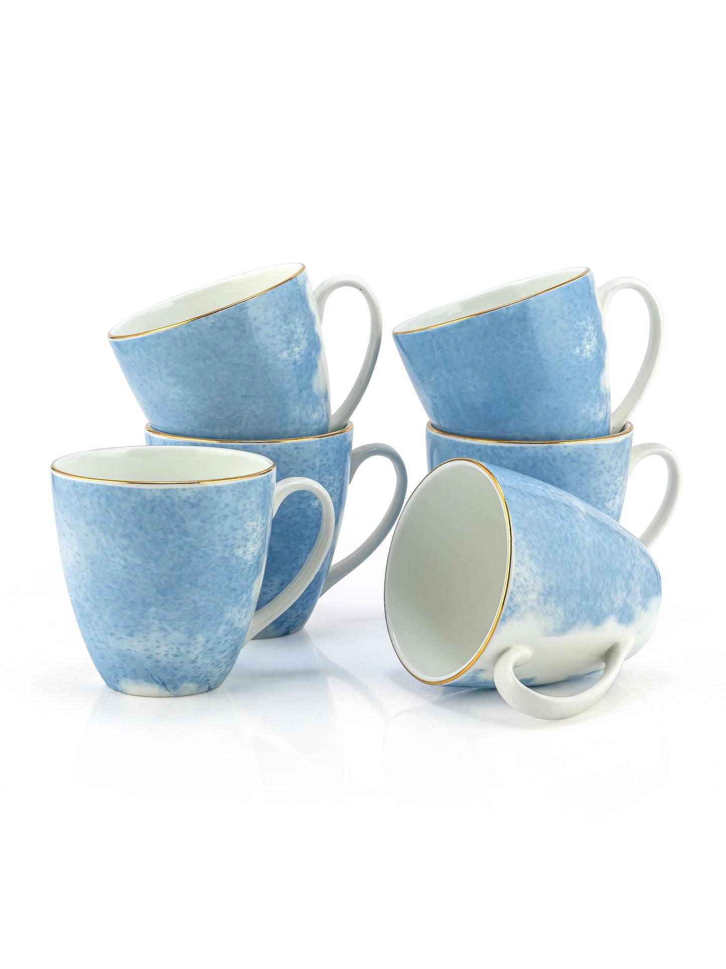 Excel Paradise Coffee & Tea Mugs, 220ml, Set of 6 (P503)
