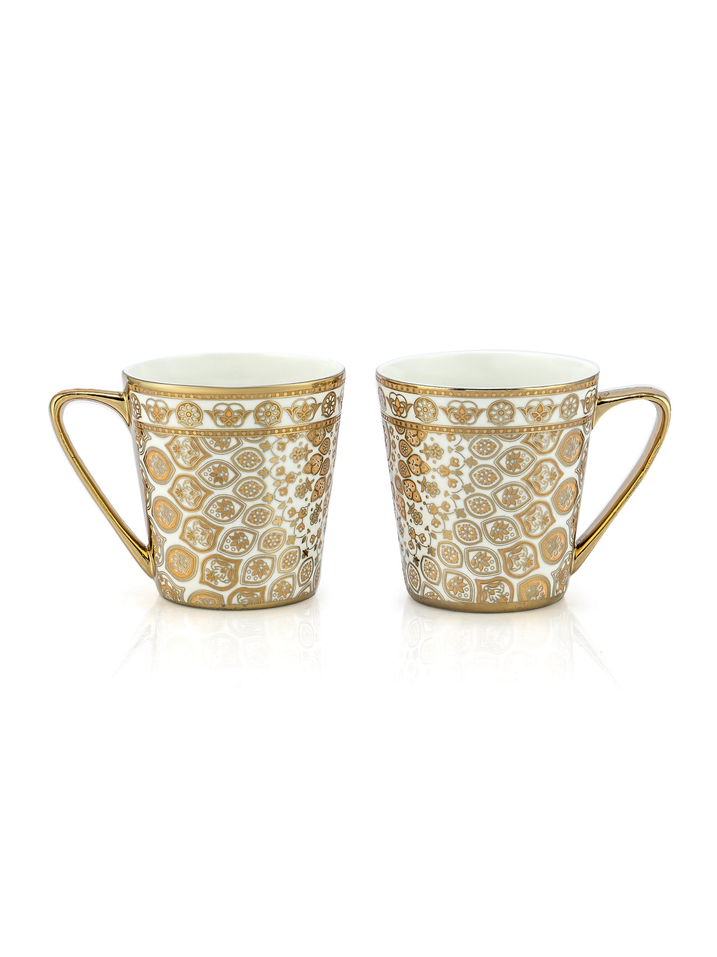 Rock Ebony Coffee & Tea Mugs, Set of 6, 150ml (E604)
