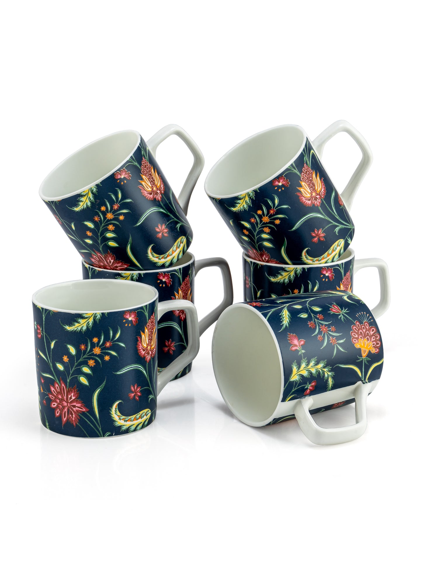JCPL Gardenia Director Coffee Mug/ Tea Cup, 200ml, Set of 6, GS304
