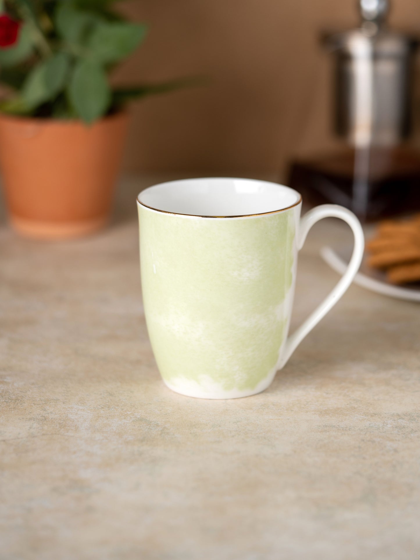 Oxford Paradise Coffee & Milk Mug, 320ml, Set of 4, P504