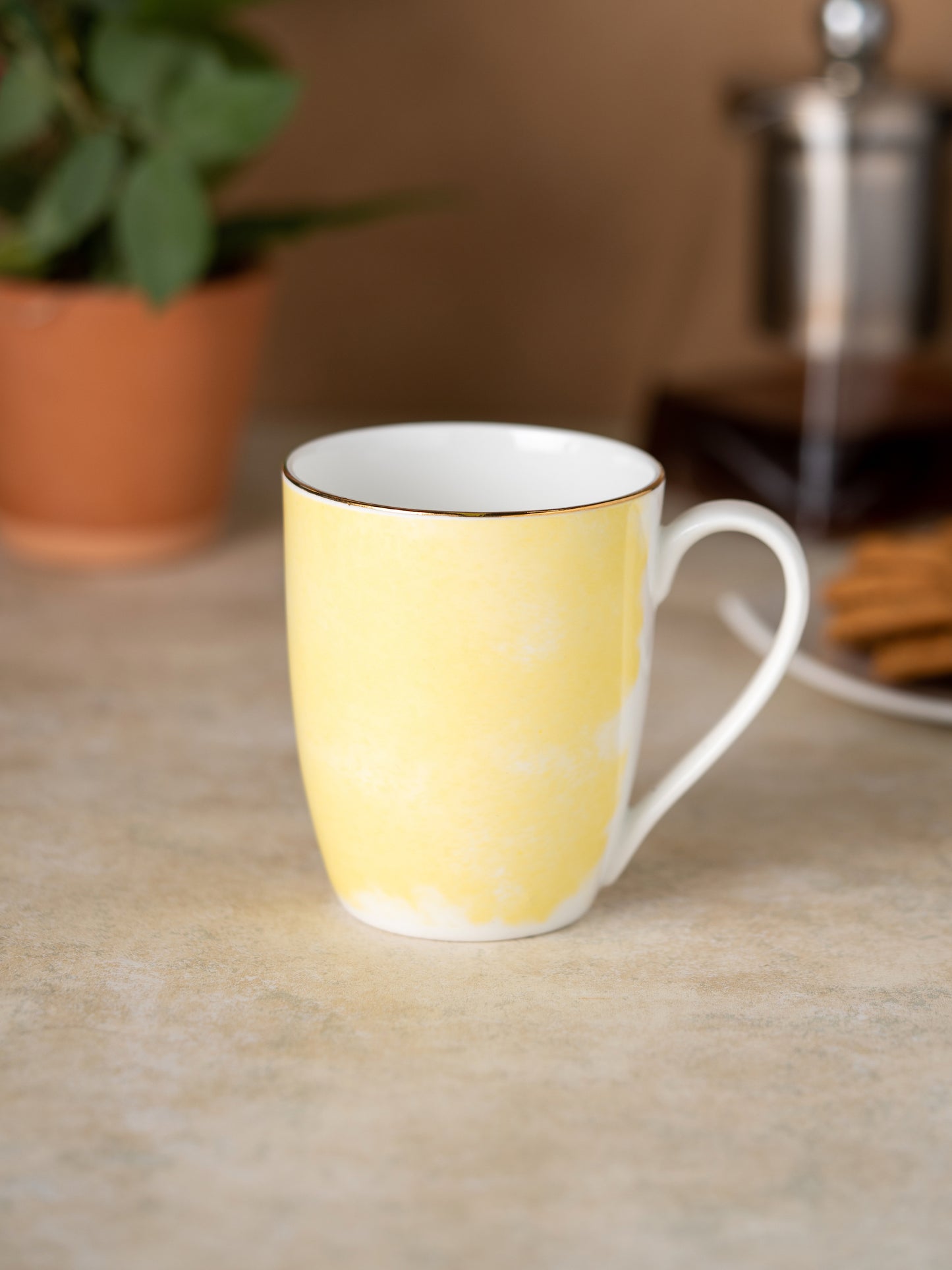 Oxford Paradise Coffee & Milk Mug, 310ml, Set of 4, P501