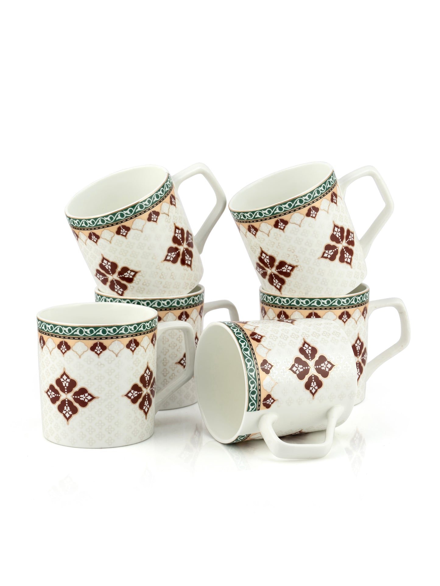 Director Hilton Coffee & Tea Mugs, 200ml, Set of 6 (H306)