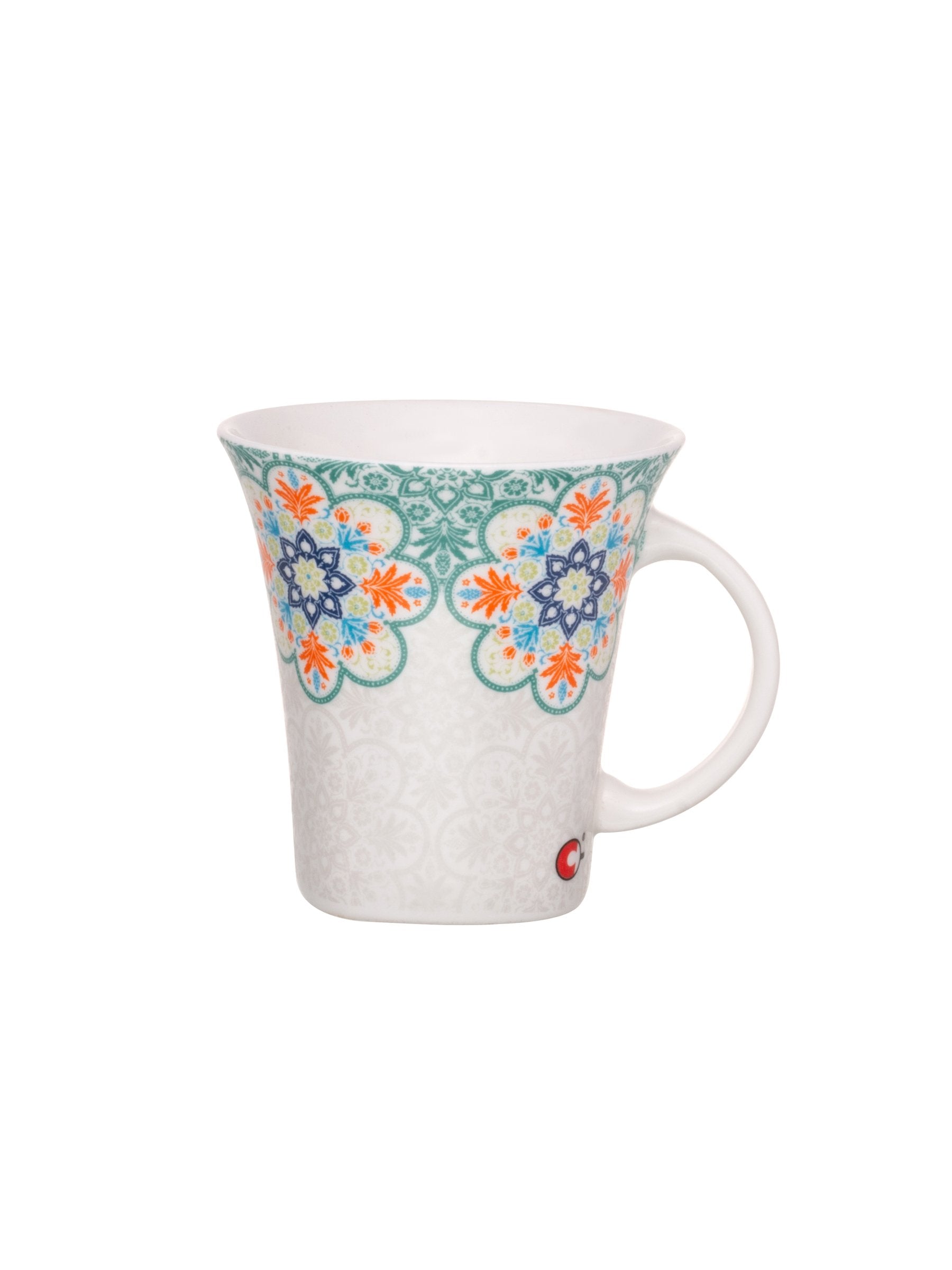 Heaven Hilton Coffee & Tea Mugs, 170ml, Set of 6 (309) - Clay Craft India