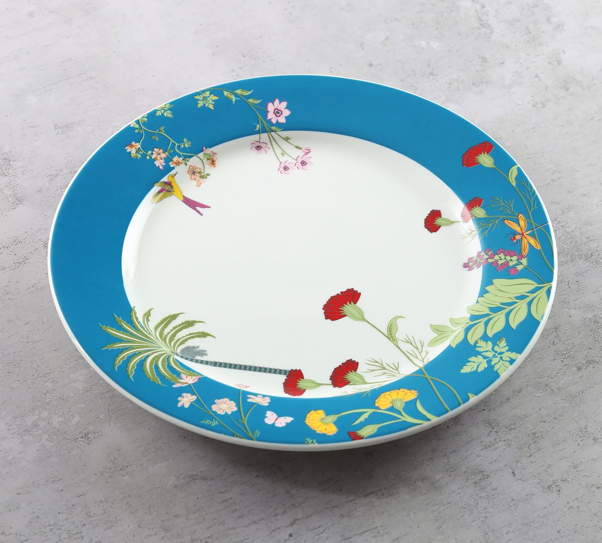India Circus Tropical Island Living Dinner Plate 10.5" 1 Piece - Clay Craft India